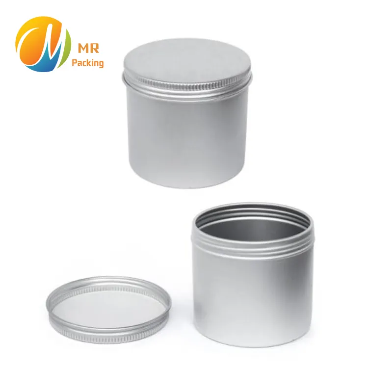 250 Ml Kaleng Aluminium Kemasan Biji Melon Kemasan Kotak Kacang Kemasan Kaleng Aluminium 76*70Mm