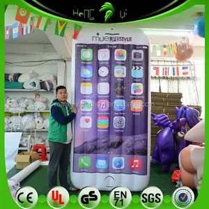 High Quality Advertising Inflatable Smart Mobile Phone Shape Model Balloon For Promotion