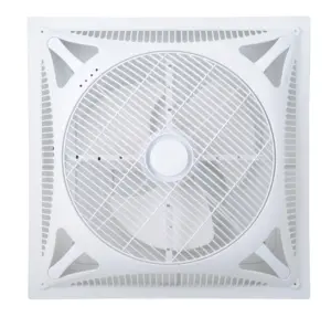 Ventilador de teto falso shami 60x60 com controle remoto, 3 velocidades