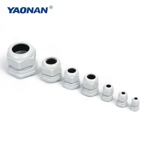 Atex nylon cable gland connector YAONAN Connector CN ZHE request yaonan nylon pa or pp selectable lock cable tight ip68 ip68 iso9001 ce rohs yn pgm001