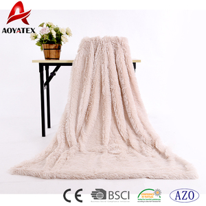 <span class=keywords><strong>Coperta</strong></span> in peluche promozionale super soft pv in <span class=keywords><strong>pile</strong></span> lungo <span class=keywords><strong>pile</strong></span> - Product Image 3