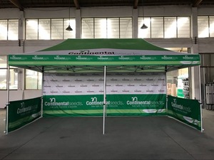 Lều quảng cáo ngoài trời bằng nhôm, kích thước 10x10, 10x15, 10x20, dùng cho hội chợ thương mại, triển lãm, sự kiện, mái che di động, in ấn tùy chỉnh - Product Image 2