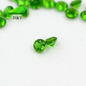 Bonne qualité à facettes semi-précieuses pierres précieuses vertes en vrac en gros fabrication de bijoux <span class=keywords><strong>diopside</strong></span> de <span class=keywords><strong>chrome</strong></span> naturel - Product Image 3
