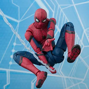 Фигурка Человека-паука из ПВХ, Коллекционная модель игрушки Человек-паук, высокое качество, 15 см