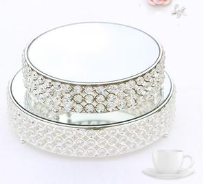 2019 थोक रचनात्मक पार्टी केक उपकरण धातु सोने क्रिस्टल शादी के केक खड़ा थोक - Product Image 1