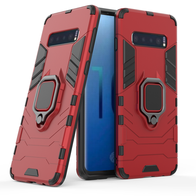 New Arrival 2019 TPU+PC Luxury Mobile Phone Cases Kickstand Ring Holder Shockproof Dust-proof Full Protection for for
