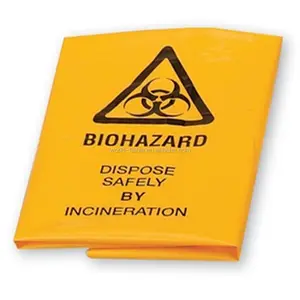 병원 조절 의료 폐기물 가방 biohazard 감염성 쓰레기 봉투