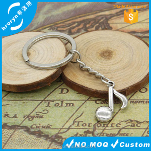 Mejor venta de antigüedades plata de la nota musical colgante de <span class=keywords><strong>los</strong></span> encantos DIY de metal llavero para <span class=keywords><strong>los</strong></span> regalos - Product Image 1