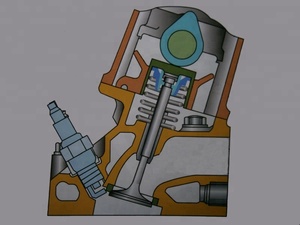 C6 model inlaatklep en uitlaatklep met grootte IN 32.4*6*104.2mm EX 27.9*6 * 102mm - Product Image 4
