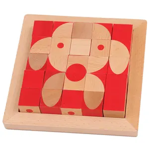 Grosir Beruang Korea 3D Puzzle Kayu Puzzle Hewan Mainan Blok Pendidikan WPT005