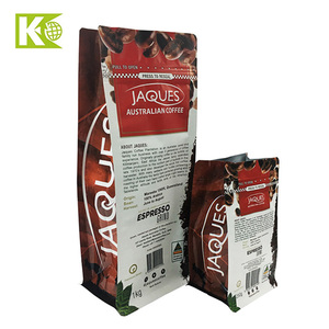 Grano de café <span class=keywords><strong>con</strong></span> válvula de la costumbre de embalaje de alimentos de café personalizado bolsa de frijol - Product Image 2