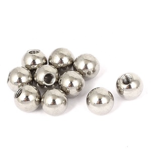 Bola de Acero Inoxidable Perforada Personalizada con Orificio Pasante - Product Image 3