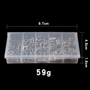 200 Chiếc Vòng Tách Bằng Thép Không Gỉ Mồi Câu Cá Đủ Loại - Product Image 4