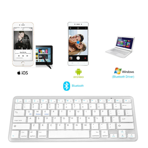 Pas cher ergomonics ABS mince <span class=keywords><strong>qwerty</strong></span>/azerty/<span class=keywords><strong>qwertz</strong></span> disposition bluetooth clavier - Product Image 2