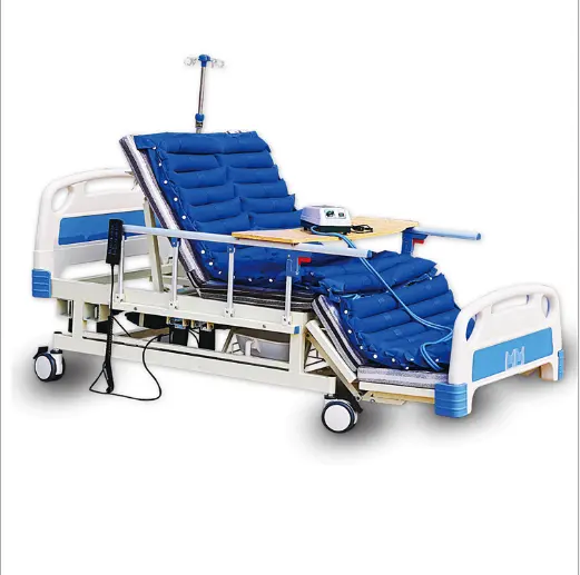 Manuel tıbbi aletleri ev kullanımı hastane yatağı tekerlekli