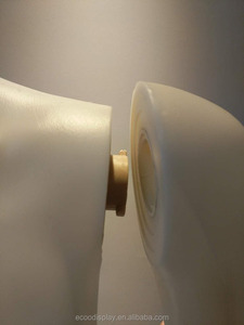 หุ่นผู้หญิงหัวหุ่นโชว์โลหะขาตั้งพลาสติกทั้งตัว (สไตล์สีขาว) - Product Image 2