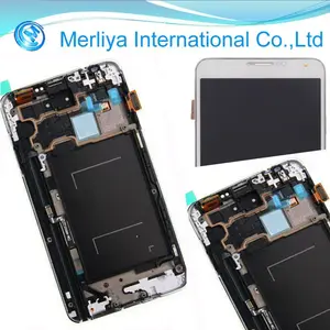 サムスンギャラクシーノート3 n9000 n9005 n900a n900t用100% オリジナルLCDディスプレイタッチスクリーンデジタイザー