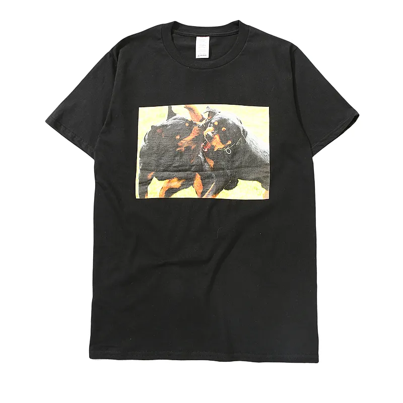 그레이트 세일 와이드 넥 대형 남성 실크 스크린 프린트 반소매 티셔츠