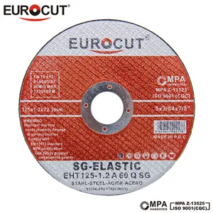 EUROCUT yüksek performanslı 5 inç çift net kesme çarkı metal kesme diski için