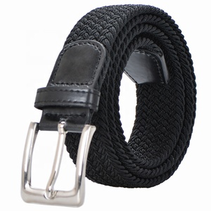 <span class=keywords><strong>Ceinture</strong></span> en toile <span class=keywords><strong>tressée</strong></span> <span class=keywords><strong>élastique</strong></span>, de marque, pour hommes et femmes, en tissu extensible - Product Image 2