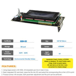 Keyestudio LCD2004 3D módulo para <span class=keywords><strong>Arduino</strong></span>/<span class=keywords><strong>3</strong></span> D impresora - Product Image 3