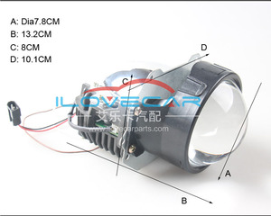 Comercio <span class=keywords><strong>al</strong></span> por mayor Todo en uno de 3.0 pulgadas Lente Del Proyector Del LED Eagle Eye Proyector Del <span class=keywords><strong>Faro</strong></span> - Product Image 3