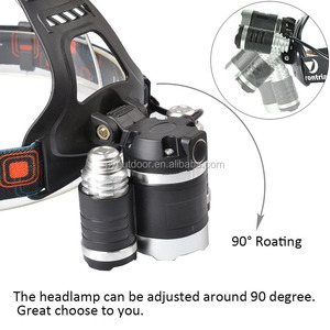 Nouvelle lampe frontale LED rechargeable étanche et réglable RJ3000 USB, ensemble 3*T6 5000 lumens, en promotion - Product Image 5