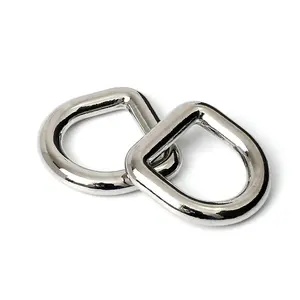 Custom D Ring Buckle Design Metal Open D Ring Zinc Alloy D Ring For Bag Strap