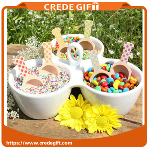 Venta al por mayor del Caramelo de Madera Pequeñas Bolas Raya y Puntos de Mini suministros fiesta de cumpleaños decoración - Product Image 4