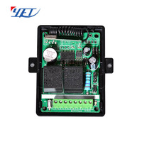 Télécommande sans fil Rf 12/24V, 433Mhz, pour Garage, récepteur de Code d'apprentissage de porte
