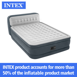 <span class=keywords><strong>INTEX</strong></span> 64448 superficie de felpa plegable cama de aire portátil tamaño Queen cama de aire inflable con bomba eléctrica incorporada - Product Image 5