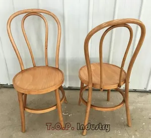 Ghế Gỗ Thonet Tự Nhiên Xếp Chồng