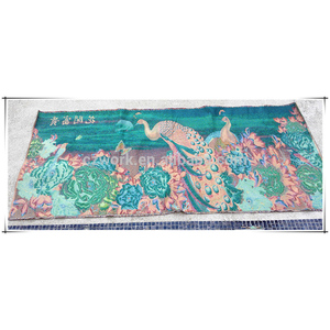 80*180cm di alta qualità Jacquard floreale arte della parete meravigliosa pittura floreale Fine inchiostro coordinazione penna commisurata Aubusson tessuto - Product Image 4