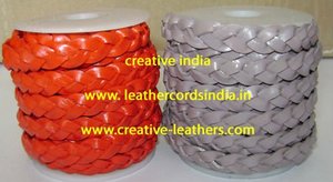 Cordons en cuir tressé plat de haute qualité 2mm-6mm, fil unique pour artisanat DIY, apprêts de bijoux, prix de gros avec autres accessoires - Product Image 3