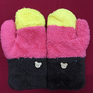 Mode Filles Hiver Chaud Arc-En-Gants En Peluche Couture couleur Vélo <span class=keywords><strong>Mitaine</strong></span> - Product Image 4