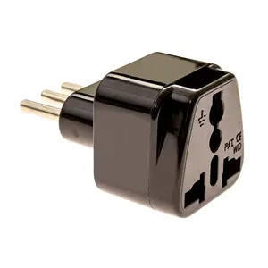 Italy power plug adapter round 3pins EU/US to Italy travel charge power plug