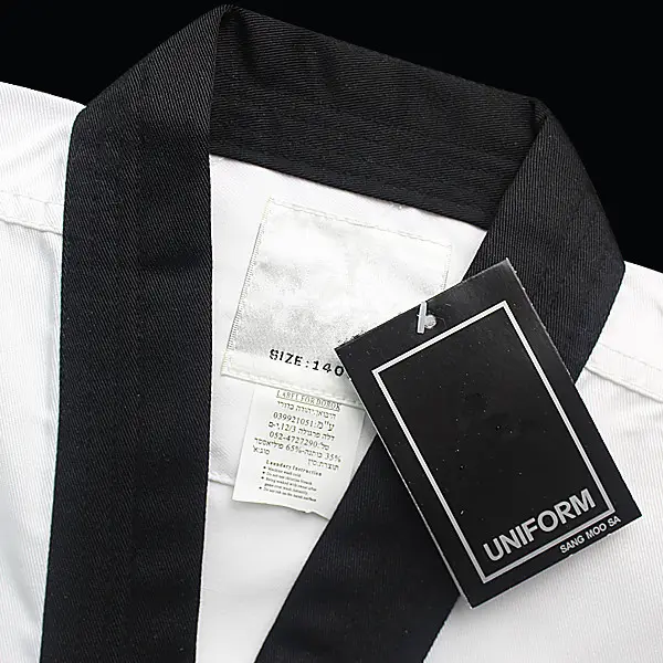 Probe versand kostenfrei Fabrik Großhandel Custom Logo beste Qualität Polyester Baumwolle Kampfkunst Taekwondo Uniform