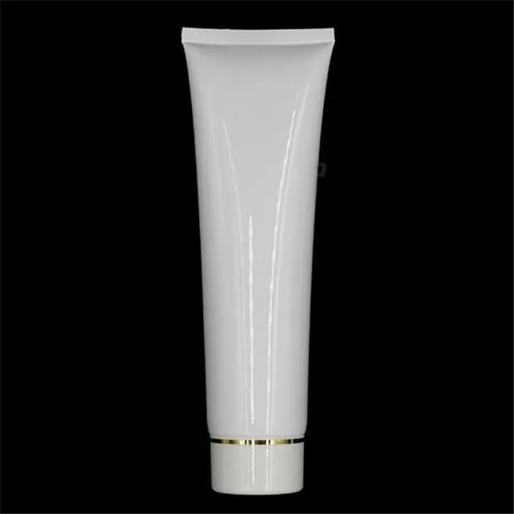 IBELONG Toptan Presealed Boş Beyaz PE Plastik kozmetik krem kavanozu Tüp 150 ml Kozmetik Hortum Beyaz vidalı kapak