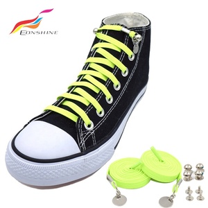 Không Buộc Dây Giày Đàn Hồi Polyester Giày Ren Cho Chạy Chạy Bộ Canvas Sneakers - Product Image 2
