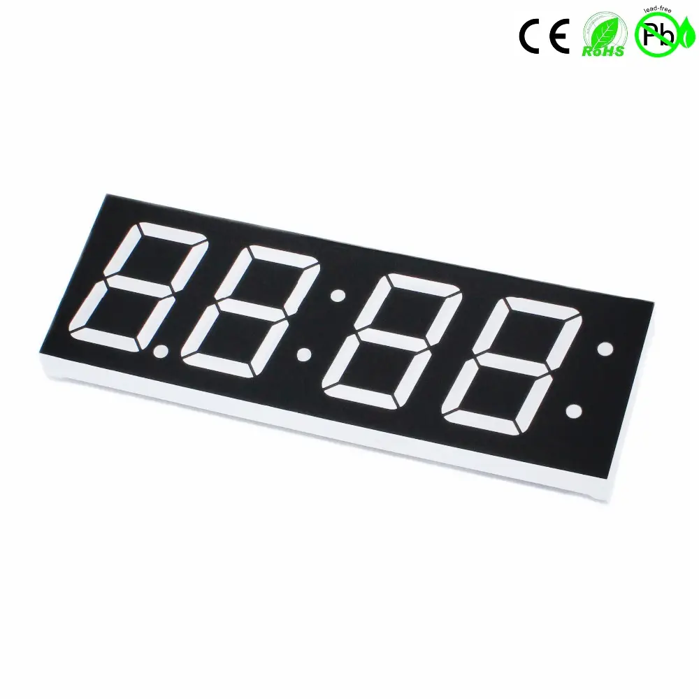 Belanja 1.2 Inci 7 Segmen Tampilan Jam Led 4 Digit 7 Segmen Display Pabrikan