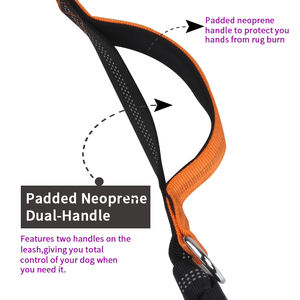 Guinzaglio per cani a mani libere regolabile riflettente imbracatura per collare in corda retrattile corsa multifunzione - Product Image 3