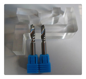 3.175 * 2 * 0.8 mm une flûte spirale <span class=keywords><strong>coupe</strong></span> / CNC Router Bits / Cutter à lame unique pour acrylique - Product Image 1
