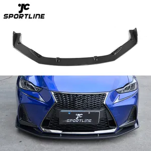 LEXUS için CAD Tasarım Karbon Fiber Araba Ön Dudak IS300 IS350 F Sport 17-18