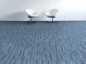 Illusion seris bande commerciale support de pvc dalle de moquette, Tapis carrés - Product Image 3