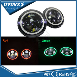 OVOVS gros salut/lo faisceau 7 pouce 20 w/40 w led wrangler phare pour j-eep - Product Image 2