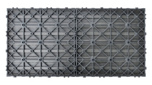 WPC entrelazado compuesto DIY cubierta azulejo 30x60 suelo de ingeniería Fácil instalación - Product Image 4