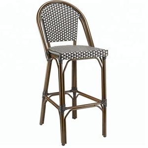 <span class=keywords><strong>Tabouret</strong></span> de <span class=keywords><strong>Bar</strong></span> en rotin noir résistant aux Uv, chaise haute, moderne, Tiki, pour <span class=keywords><strong>Bar</strong></span>, - Product Image 3