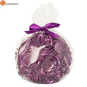Vela del pilar de la bola del brillo-rosa púrpura - Product Image 2