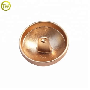 High End Jacket Metal Hardware Matte Gold Sewing Metal Embossed Name <strong>Button</strong> Custom Logo Metal <strong>Suit</strong> <strong>Button</strong> Wholesale - Product Image 3