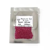 Hot sale round 5#Ruby wholesale synthetic ruby